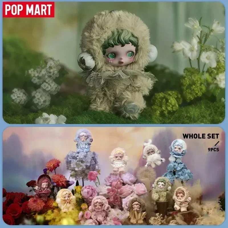 

POP MART SKULLPANDA L impressionnisme Series, плюшевая кукла, натуральная загадочная коробка, слепая коробка, сумка для догадок, игрушки, кукла, милые настольные украшения