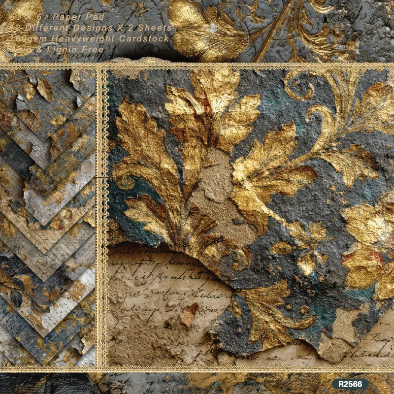 24 Sheets 6"X6" Vin…