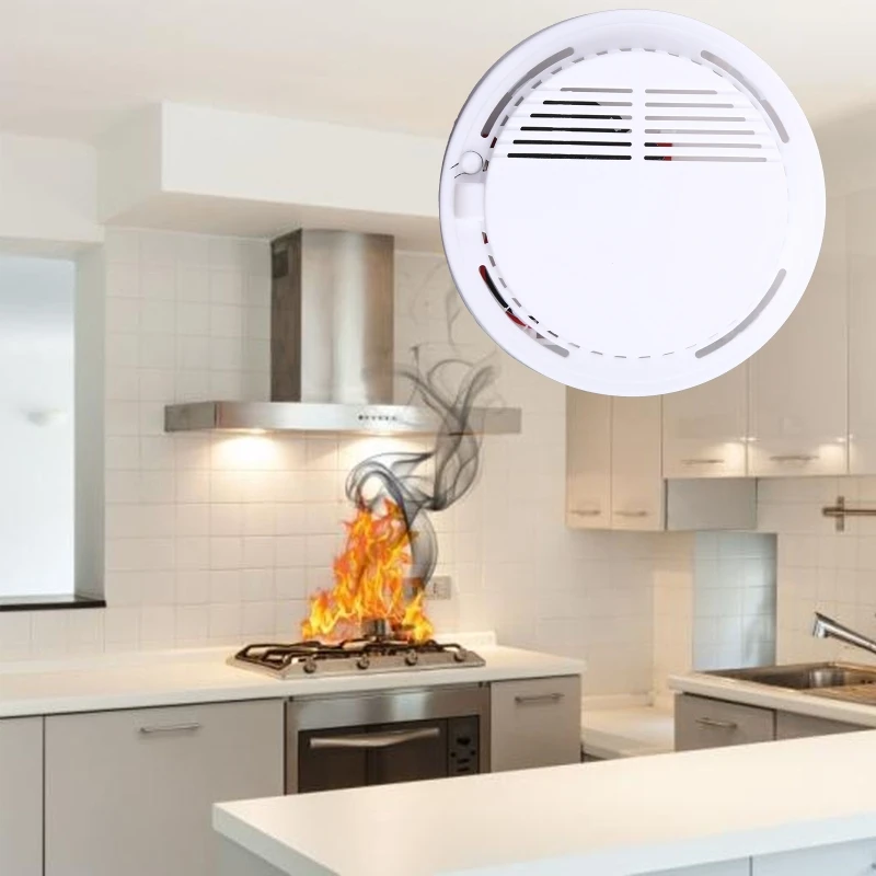 High-sensitivity Smoke Alarm Detector Home Security Safety for Protection High Sound Alarm Used for Hotel Restaurant