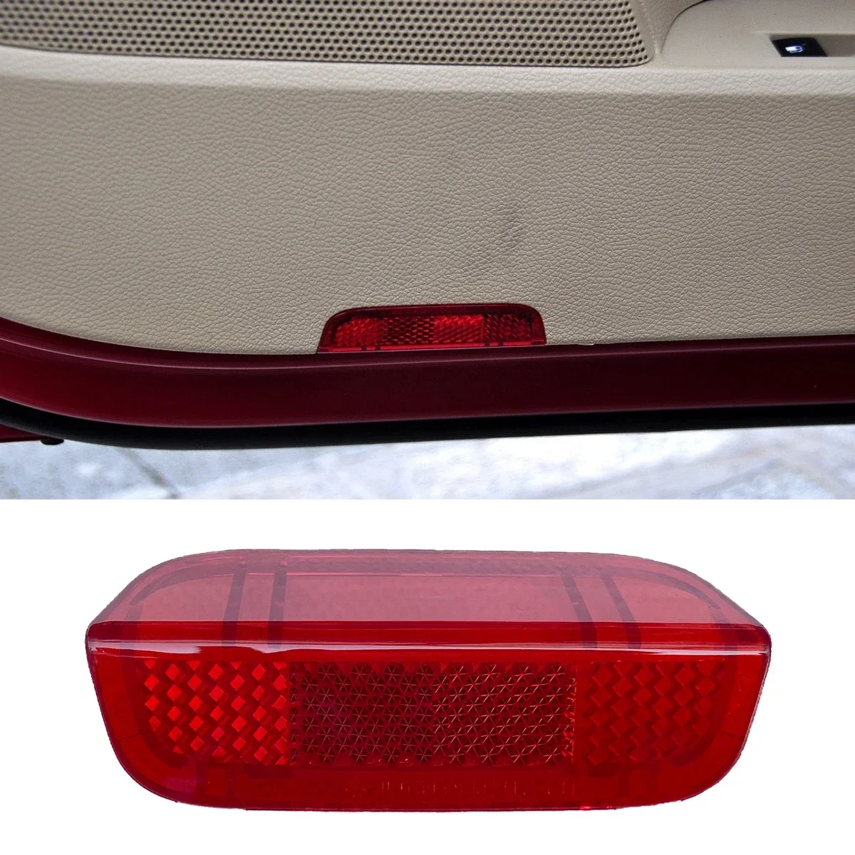 1x Red Front Interior Door Light Lense Reflector For VW Jetta A5 MK5 Golf 5 6 7 GTI Passat B6 B7 CC Tiguan Touran TRoc 1K0947419