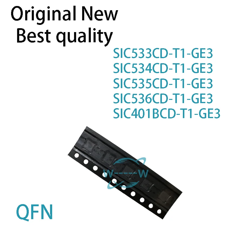 (2 SZT.) NOWY SIC533 SIC534 SIC535 SIC536 SIC401B SIC533CD SIC534CD SIC535CD SIC536CD SIC401BCD -T1-GE3 QFN IC MOSFET CHIP