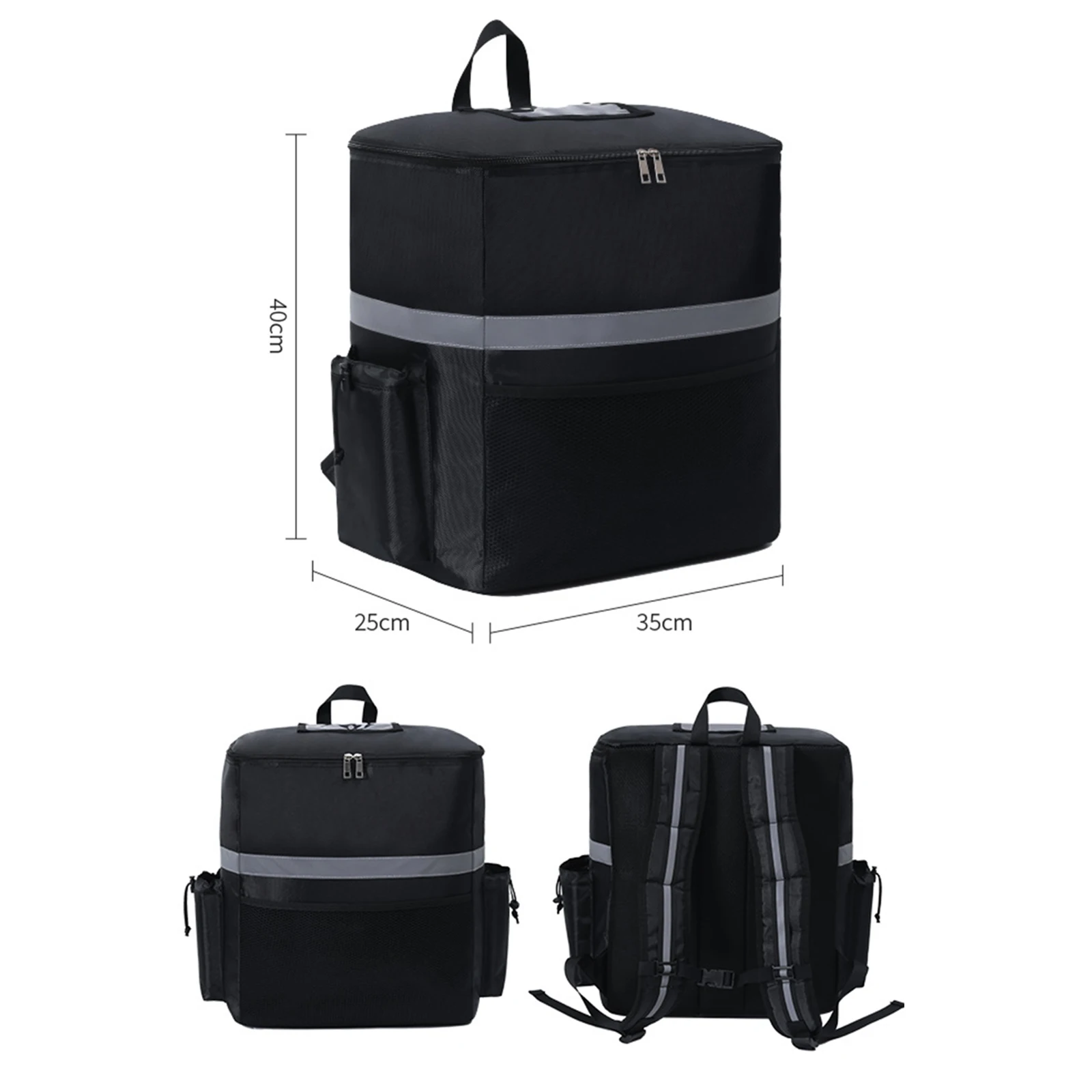 Extra Large 35L  Thermal Food Bag Cooler Bag Refrigerator Box Fresh Keeping Food Delivery Backpack Insulated Cool Picnic Camping