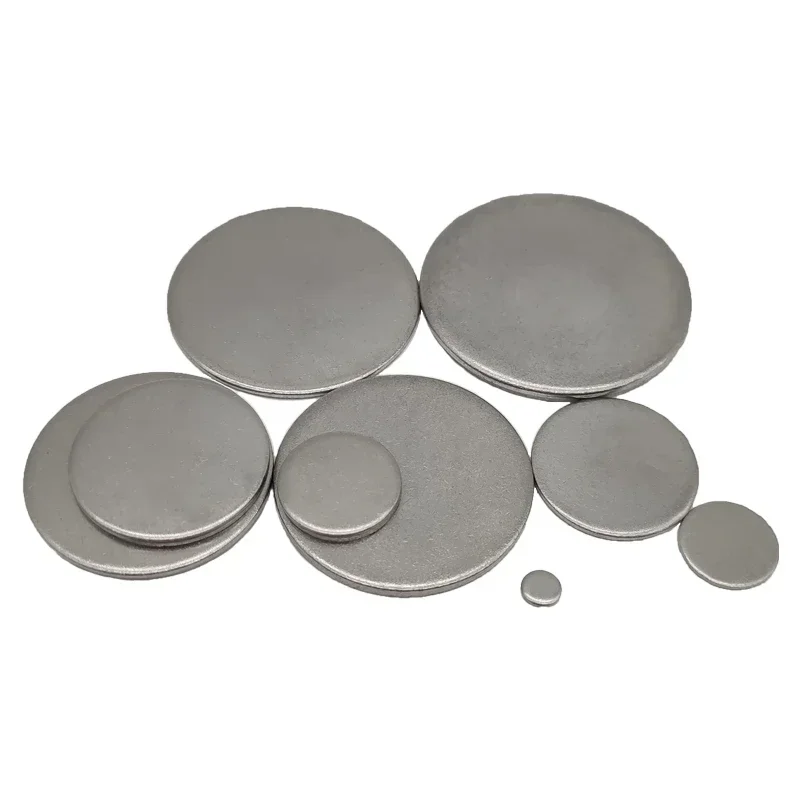 23mm to 55mm stainless steel circular plate 304 disc plate round corrosion resistant disk sheet customized laser cutting