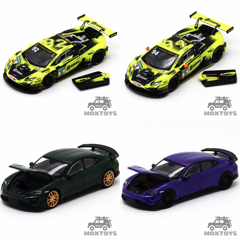

Trends Hobby 1:64 Huracan GT3 Evo 2-DTM 2023 / Taycan Turbo GT Diecast Model Car