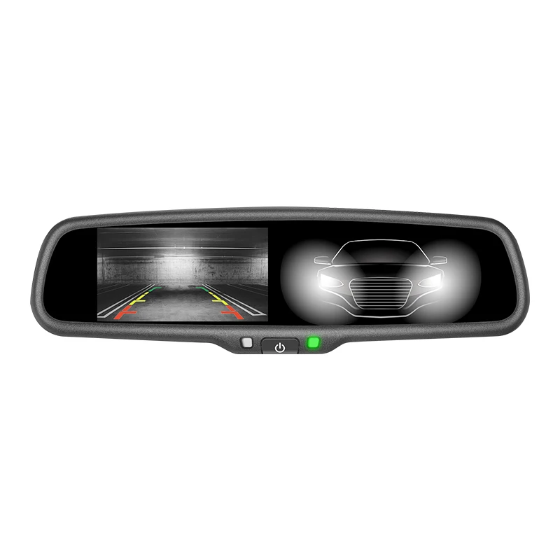 

KIA K5 2013 Rearview Mirror With 2 CVBS Video Input Auto Dimming Car Mirror