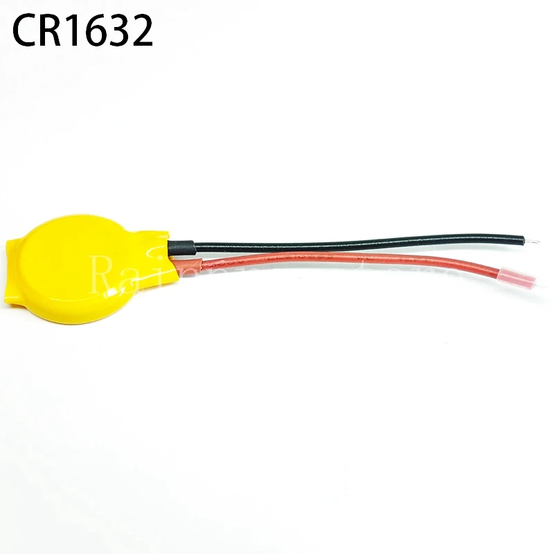 5 unids/lote CR1632 1632 3V batería de botón con línea para batería de Control remoto de coche