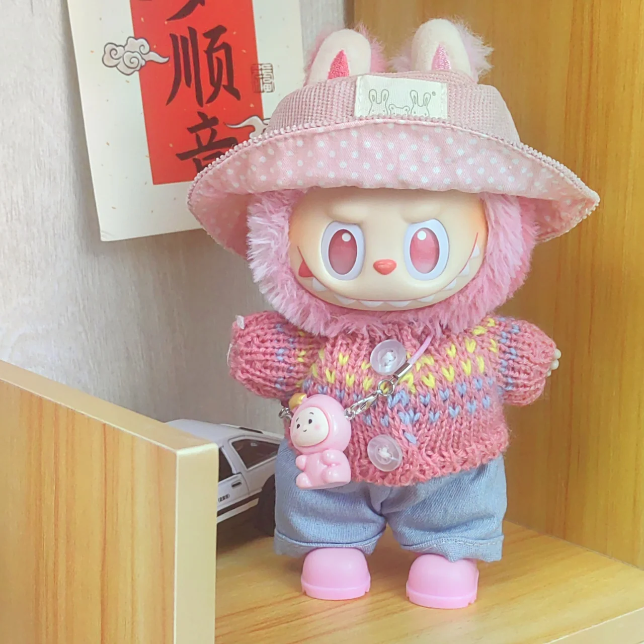 جديد صغير أفخم ملابس دمى Labubu اكسسوارات V1 V2 V3 دمى الملابس والاكسسوارات لتقوم بها بنفسك هدية