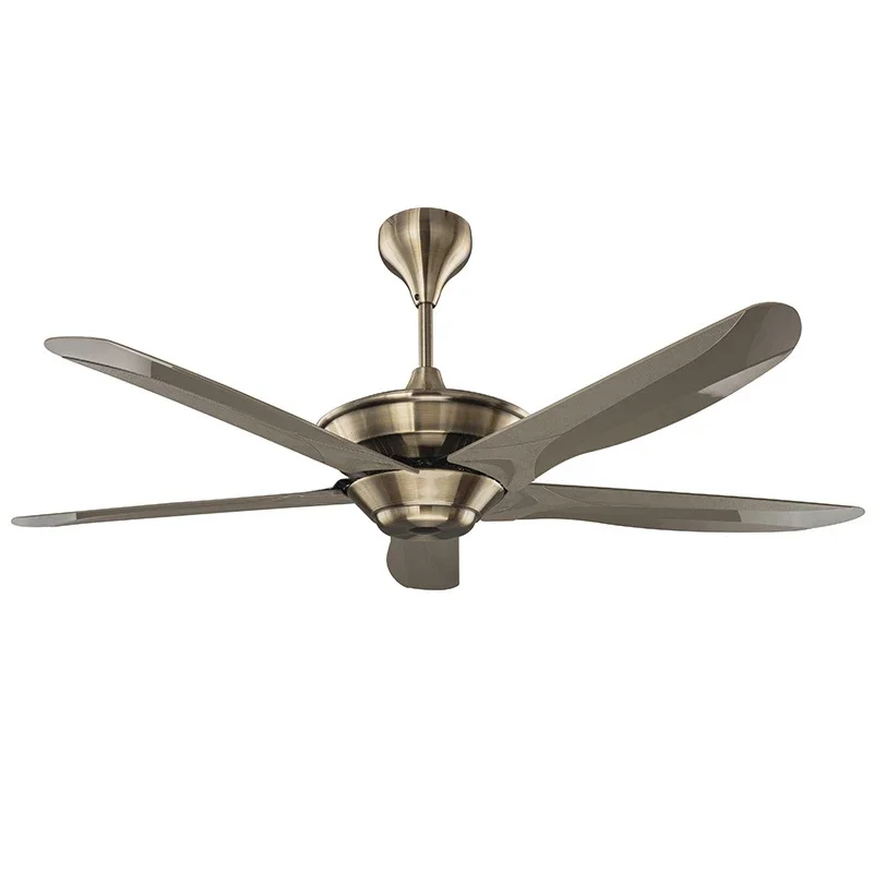 PLLY  Nordic Without lights Ceiling Fan American Retro Living Room Bedroom Study Cafe Hotel