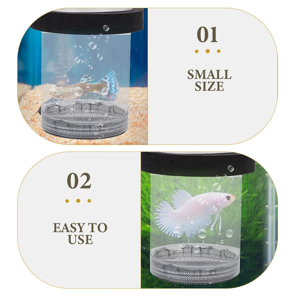 Caja para cría de peces, tanque flotante para fregar, separador de incubación, contenedor de huevos de plástico para acuario, aislamiento de tanque de peces, cría