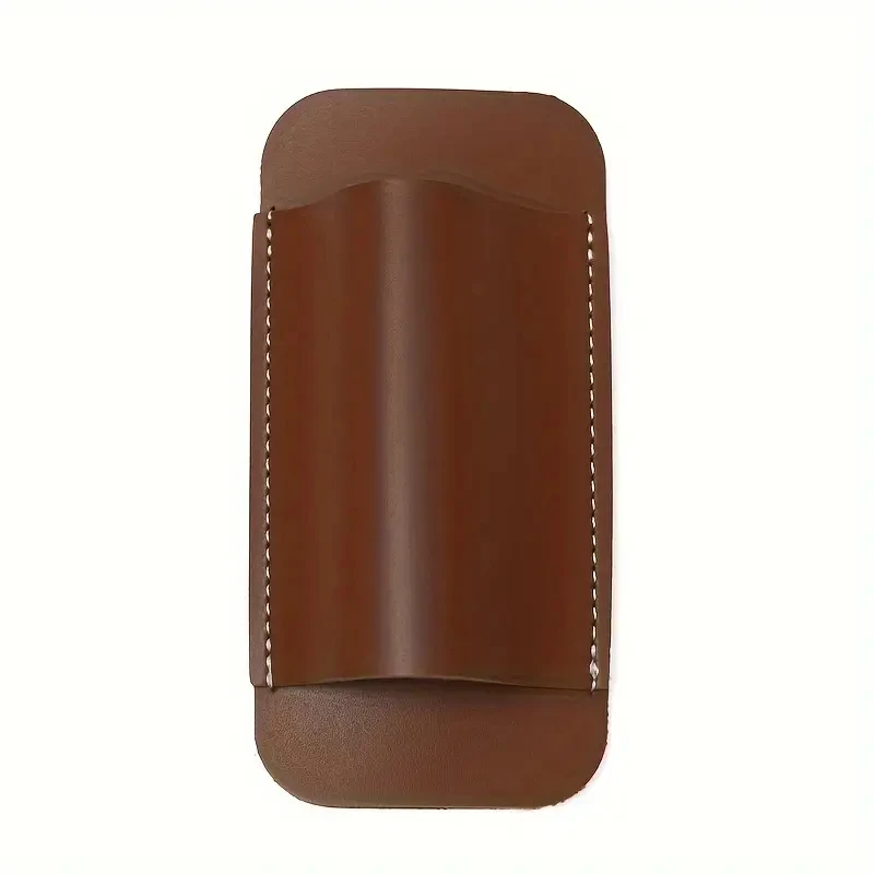 Folding Knife Sheath, Outdoor Waist Hanging Knife Pouch, 5-Inch Portable Leather Case for Knife Storage & Protection image 4
