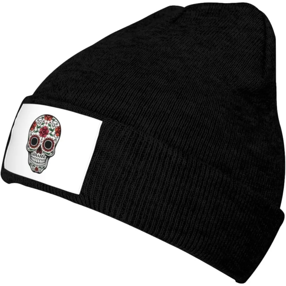 Calavera Craneo,Soft and Warm Beanie Hat Skullie Cap for Women and Men