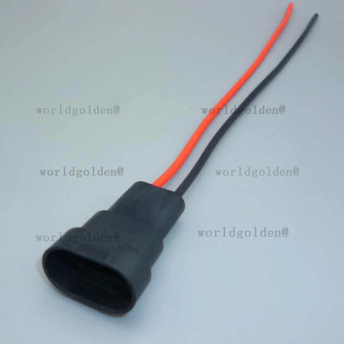 2Pin 9005 9006 HB3 HB4 Male Plug Connector for Universal Cars, waterproof & shockproof, ideal for HID headlight harness assembly