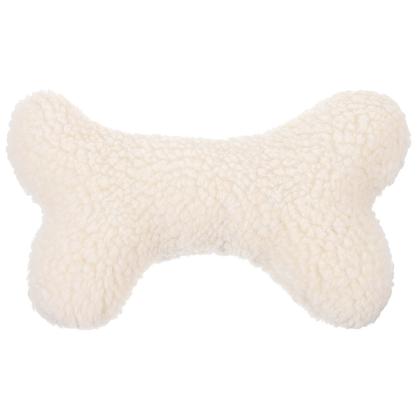 Dog Small Dogs Wool Velvet Bone Plush Figure Puppy Sherpa Squeaky Travel