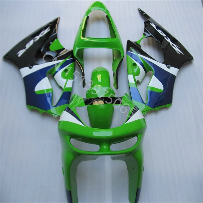 Injection molding fairing kits for KAWASAKI  ZX6R 2005 2006 plastic motobike parts ZX-6R 05 06 green black blue white fairing