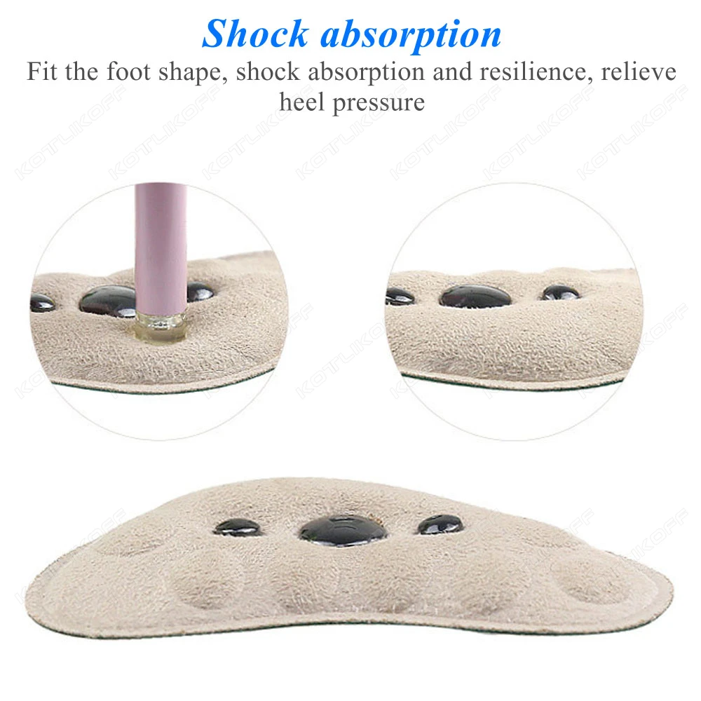 KOTLIKOFF O/X الساق النعال العظام قوس دعم أروح Varus تصحيح ذاتية اللصق المغناطيس تدليك منصات العناية بالقدم