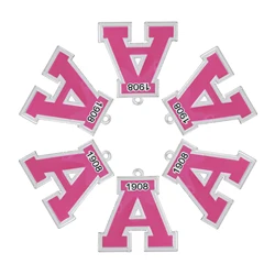 10pcs Aolly A_KA Organization Letter Charms for women DIY jewelry accessories