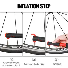 Mini Bicycle Pump with Valve and Needle #6