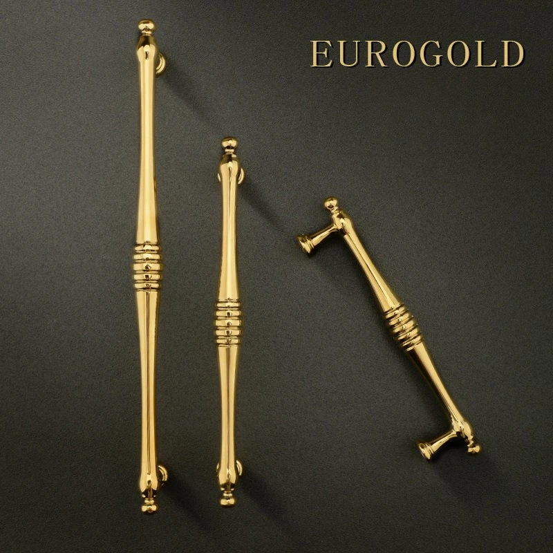 

Ручки в европейском стиле для мебели. Ручки европейского золота. Ручки для шкафов и ящиков. Вакуумное покрытие. Прочные ручки для обувного шкафа.