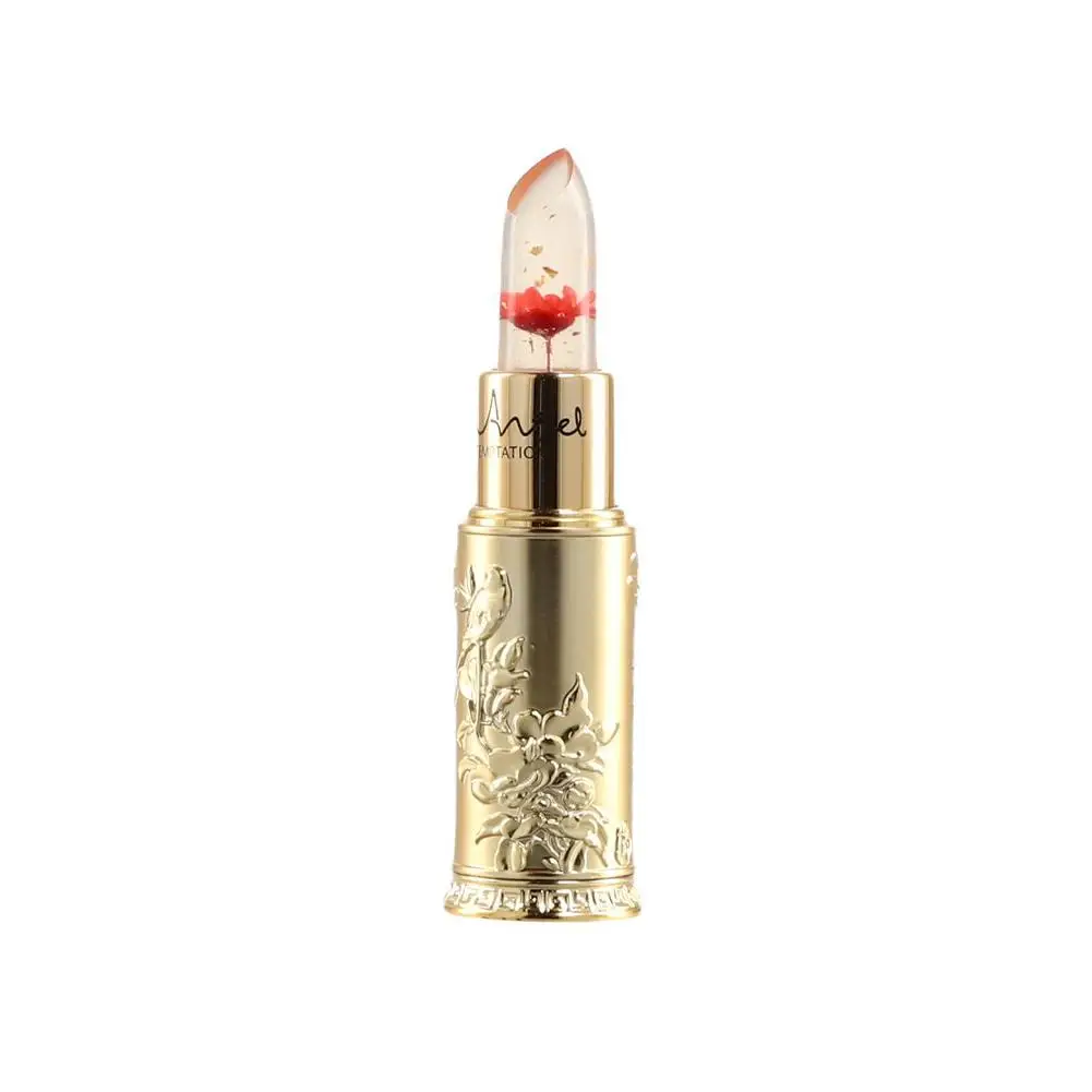 Rouge à lèvres Flower Jelly Flower pour femme, change de document, baume hydratant, cosmétiques de maquillage, vente en gros, Q4E3