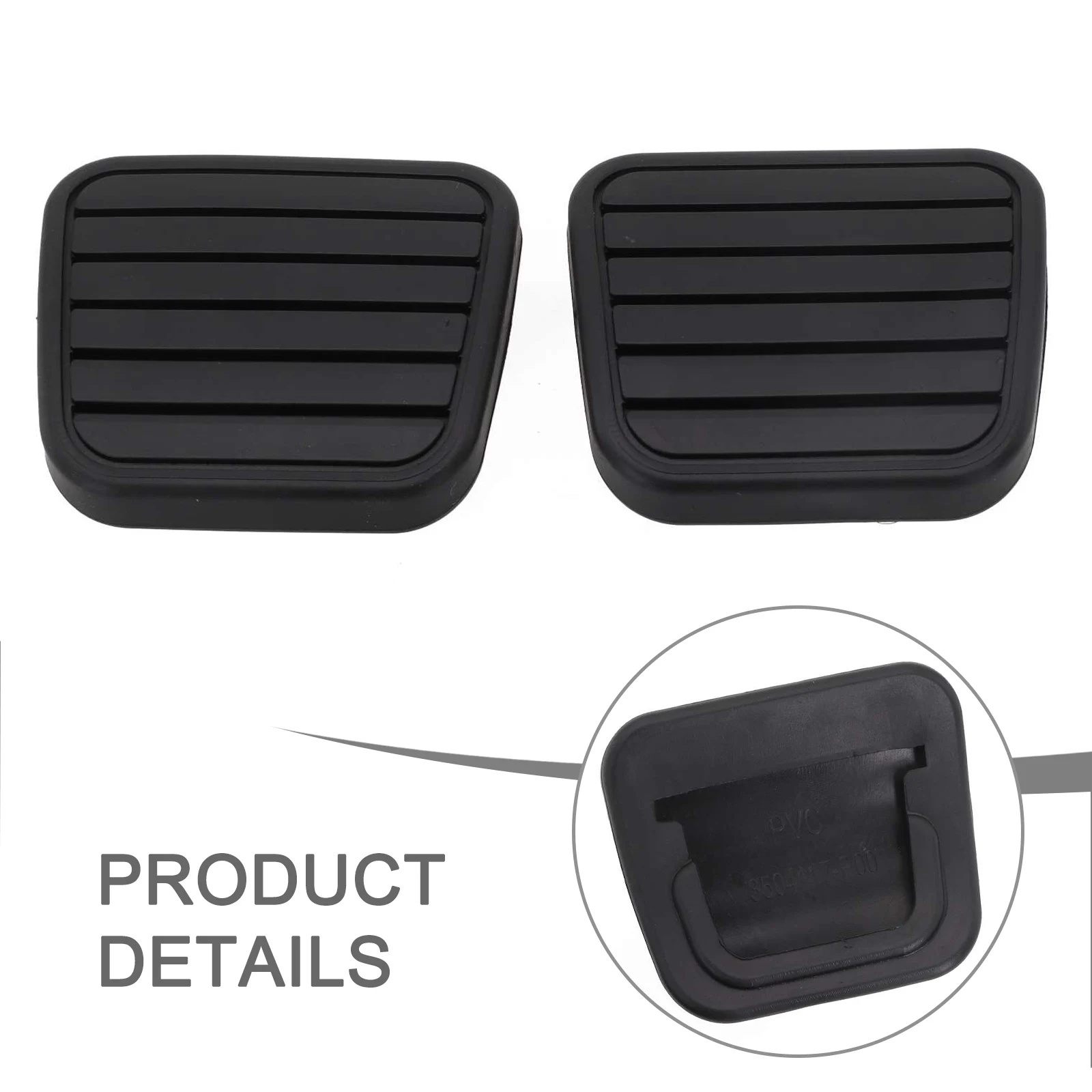 2Pcs/Set Car Clutch Pedal Brake Pedals Anti Slip Pedal Cover For Peugeoteds MT 307 408 308 3008 Car Accessories Parts