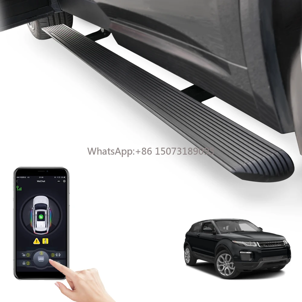 

Супер цена светодиодные фонари автомобиля Padel SideSteps электрические выдвижные подножки для 12-23 Range Rover Evoque