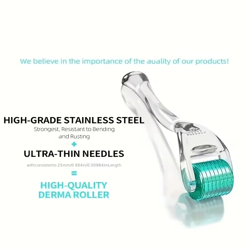 Adjustable Skin Marking 192 Microneedle Roller for Face Scalp Beard Body Facial Beauty for Skincare Tool for Women & Men