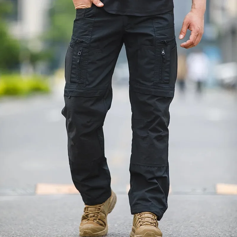 Waterproof Cargo Pant Man Tactical Pants New Training Combat Trousers Multi Pockets Wear-resistant Men Pants Outdoor Hiking