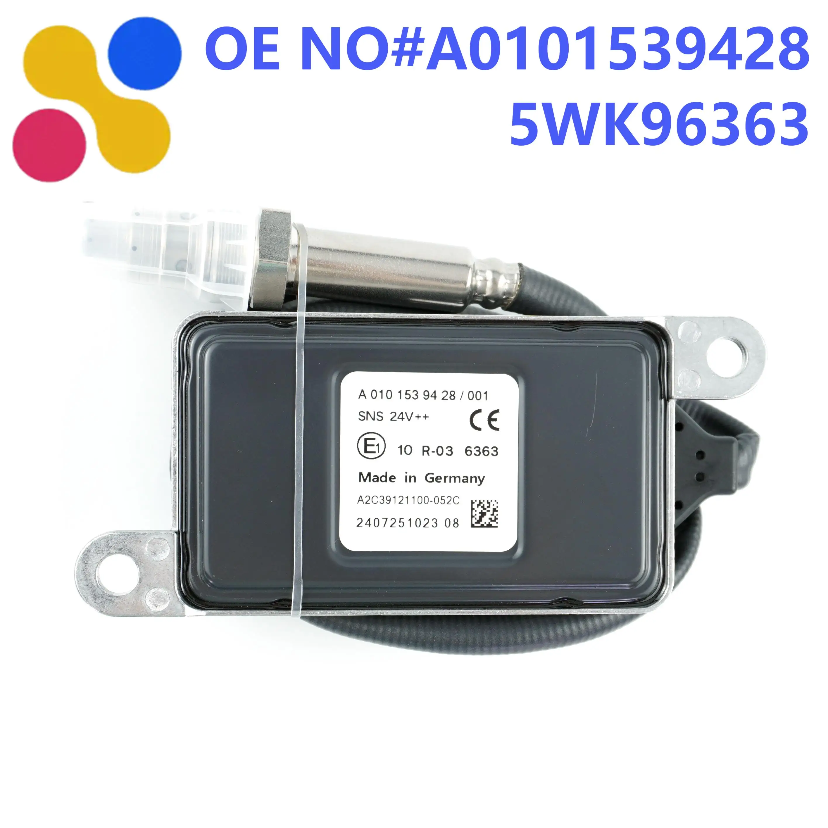 

A 0101539428 5WK96363 Датчик оксида азота 5WK9 6363 Запасные части Датчик NOx подходит для грузовика Mercedes-Benz 24 В