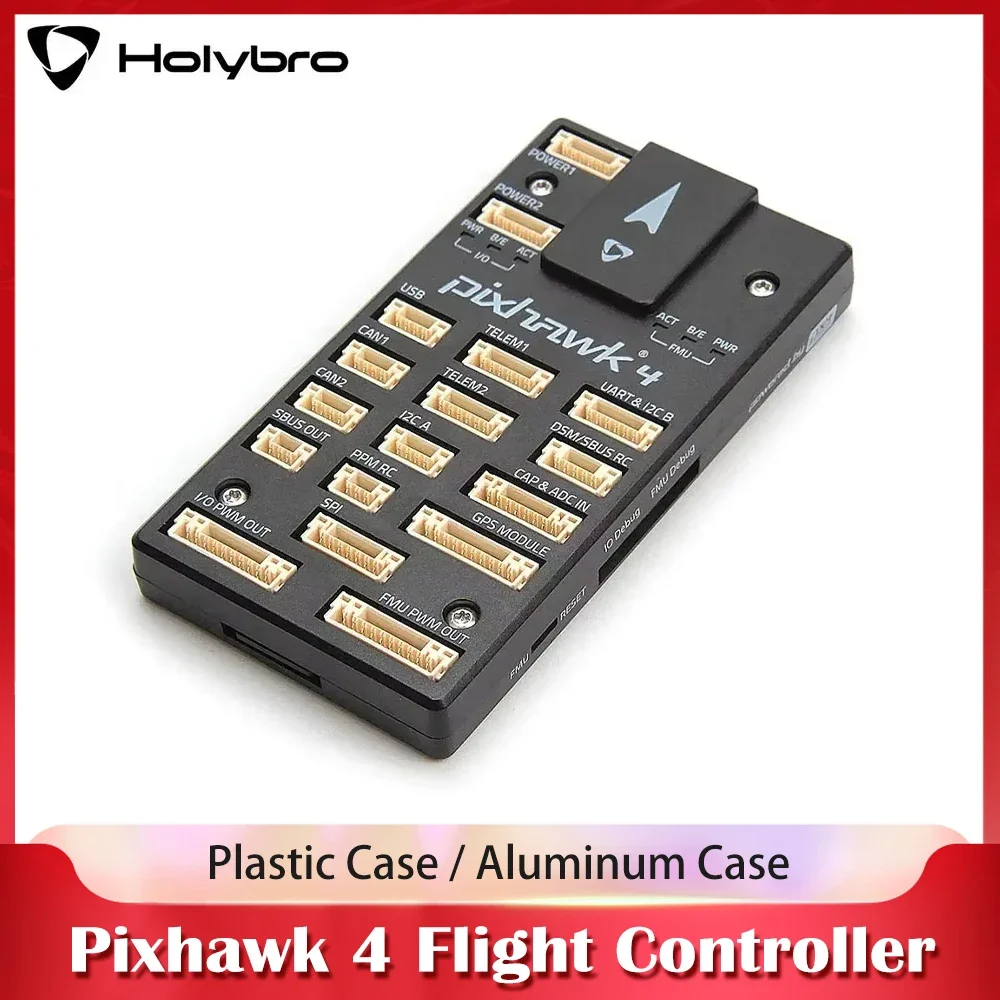 

HolyBro Pixhawk 4 Flight Controller (Plastic Case / Aluminum Case) with PM02 / PM07 Power Module M9N / M10 GPS