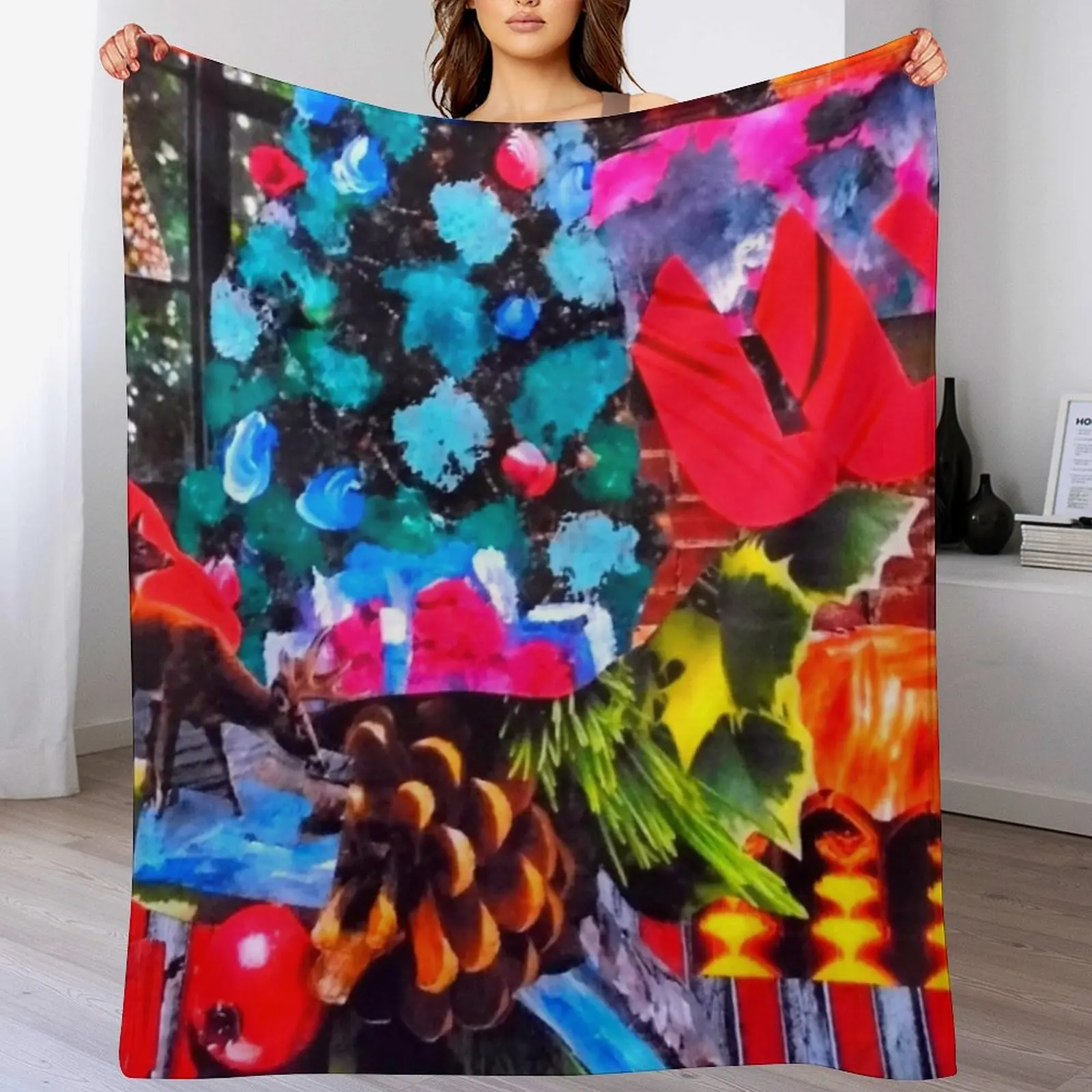 

Christmas Tree Stickers for sale by Monalisasmiles|Redbubble Throw Blanket Hairy warm for winter Sleeping Bag Beach Blankets
