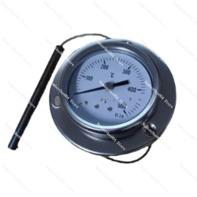 0 to 500 degrees all steel round thermometer High temperature oven