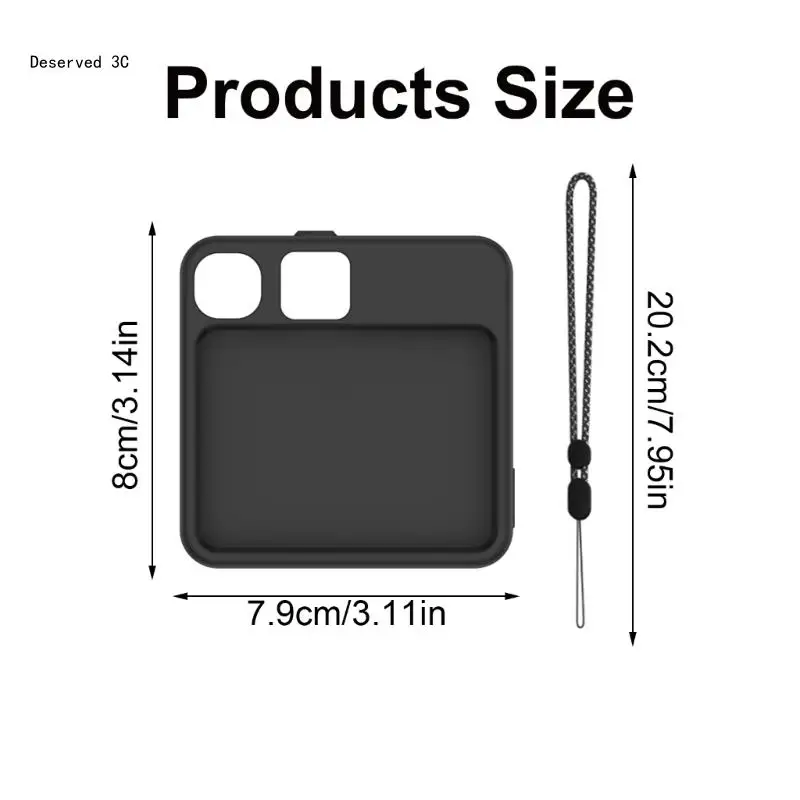 Silicone Full Coverage Case Waterproof Protective Case Antiscratch Sleeve for Rabbit Pocket PC Handheld Computer