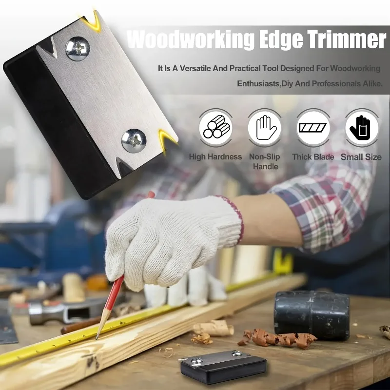

Woodworking edge trimmer, right angle woodworking planer, edge banding scraper, chamfering scraper, woodworking manual tool