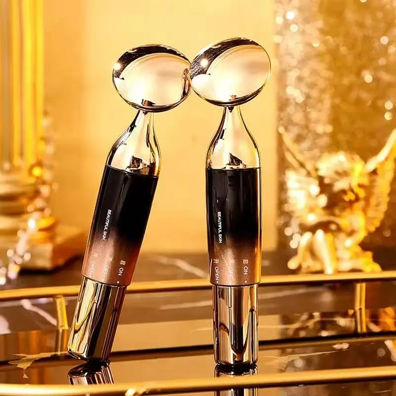 Gezichtsoogmassage met gezichtsschoonheidsapparaat voor nek en gezicht Elektrische gezichtsschoonheidsapparaten Anti-rimpel