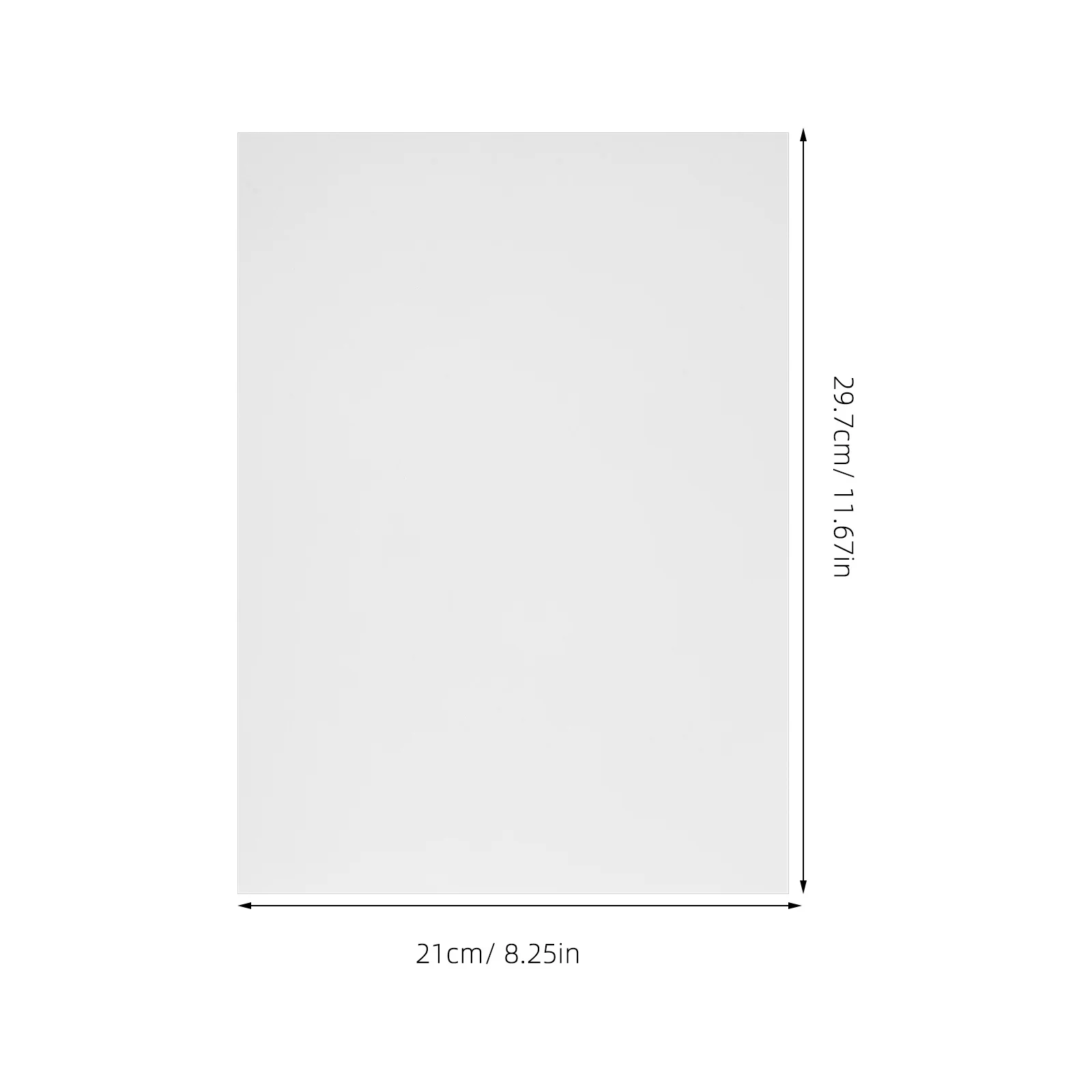 30 Sheets Self Adhesive Vinyl Sticker Paper A4 Label Paper for Printer Photos Office Use PVC Mat Sheet