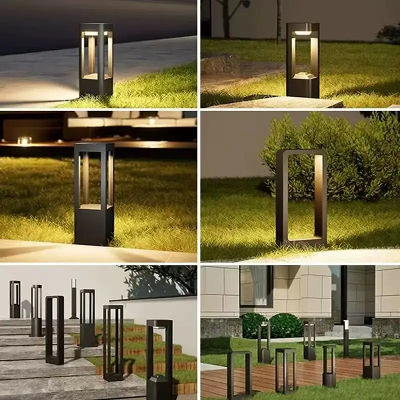 

Aluminum alloy material courtyard light anti-corrosion and rust proof IP65 waterproof lawn light LED bulb modern and simple