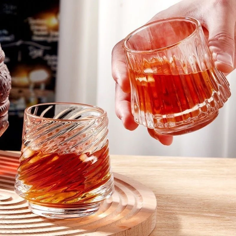 Japanese Whiskey Glass Cup High Beauty Beer Glass Ins Creative High-end Foreign Wine Glasses Ice Coffee Mug Party Bar Supplies