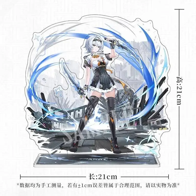 لعبة Zenless Zone Zero Cosplay Sier Soldier Anby مزدوجة الجوانب من الأكريليك لوحة قائمة هدية تذكارية