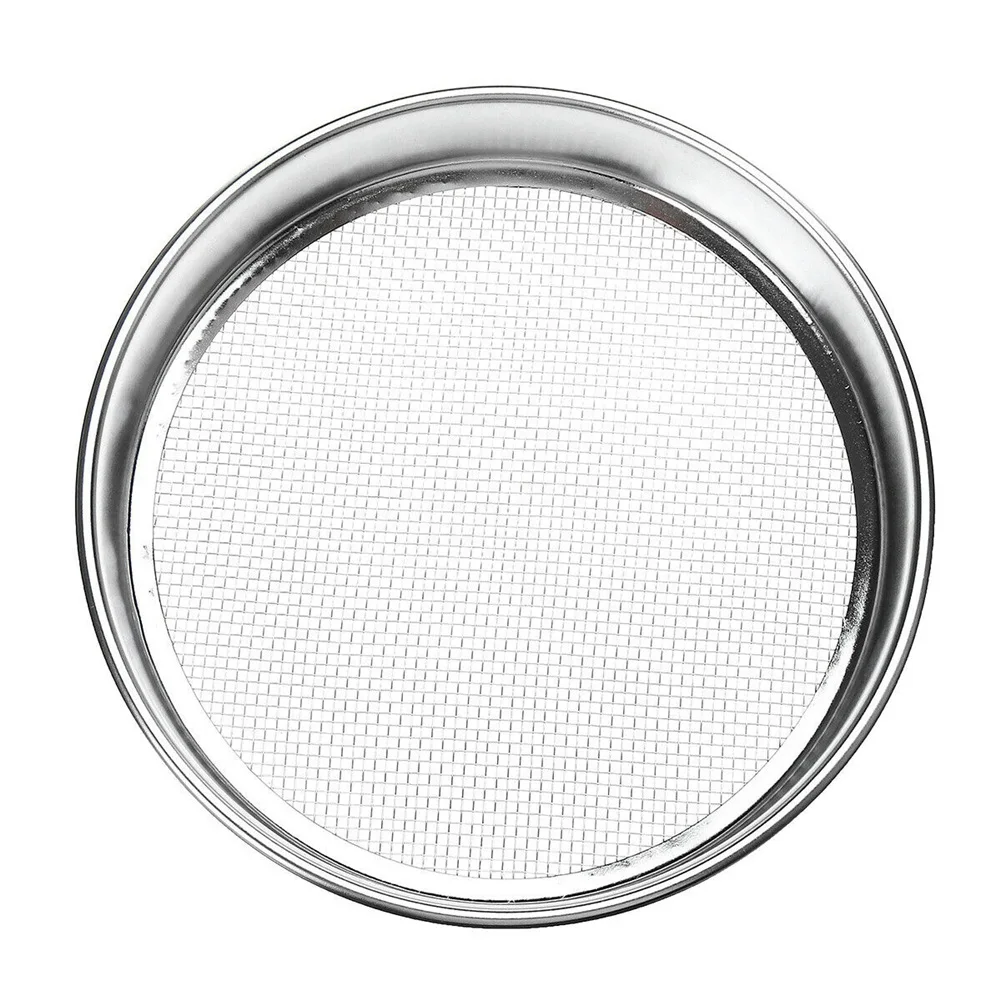 2X Heavy Duty Garden Riddle Sieve Mesh Soil Sift Compost Seed Tray Gardening Tool-18 (1Mm)-B61B 4