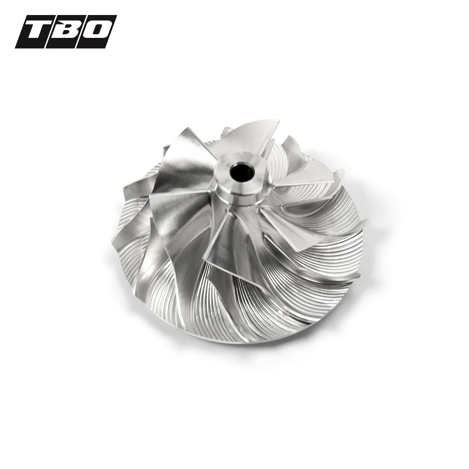 GT Series Trubo Billet Forged Compressor Wheel Billet 5-AXIS CNC Machine 41.5x56mm 6+6 Forward Rotatio