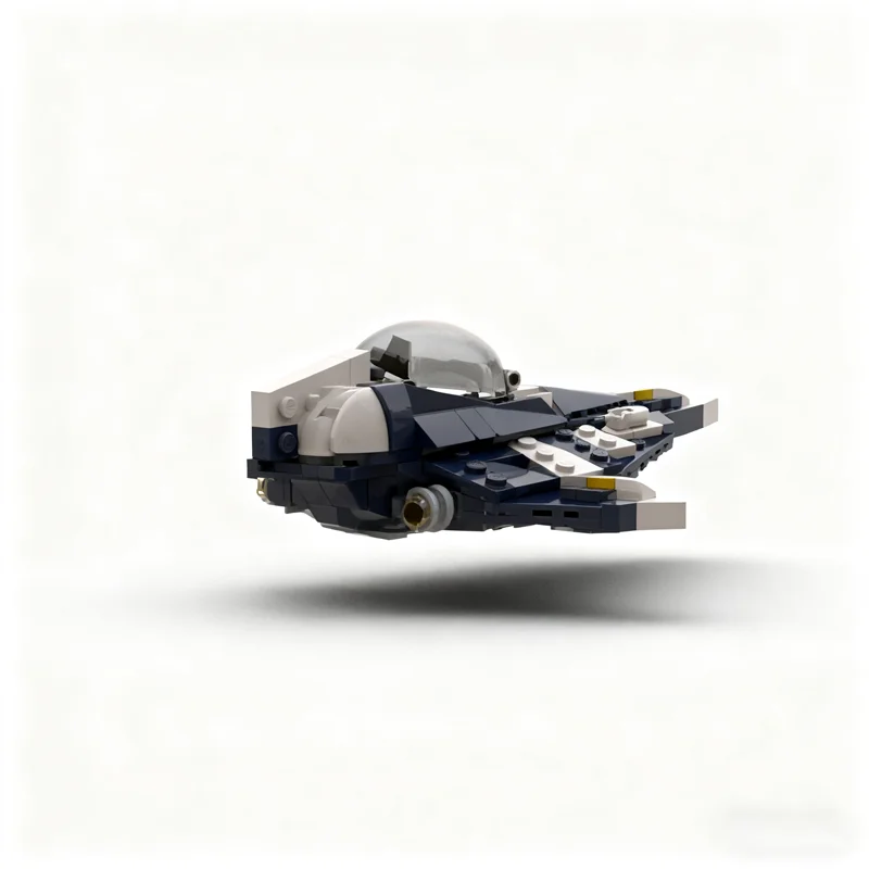 206 stücke MOC Plo Koon S Delta 7 Starfighter RotS Star Battle Spielzeug Modell Bausteine Architektur Weihnachten Geschenke Bildung