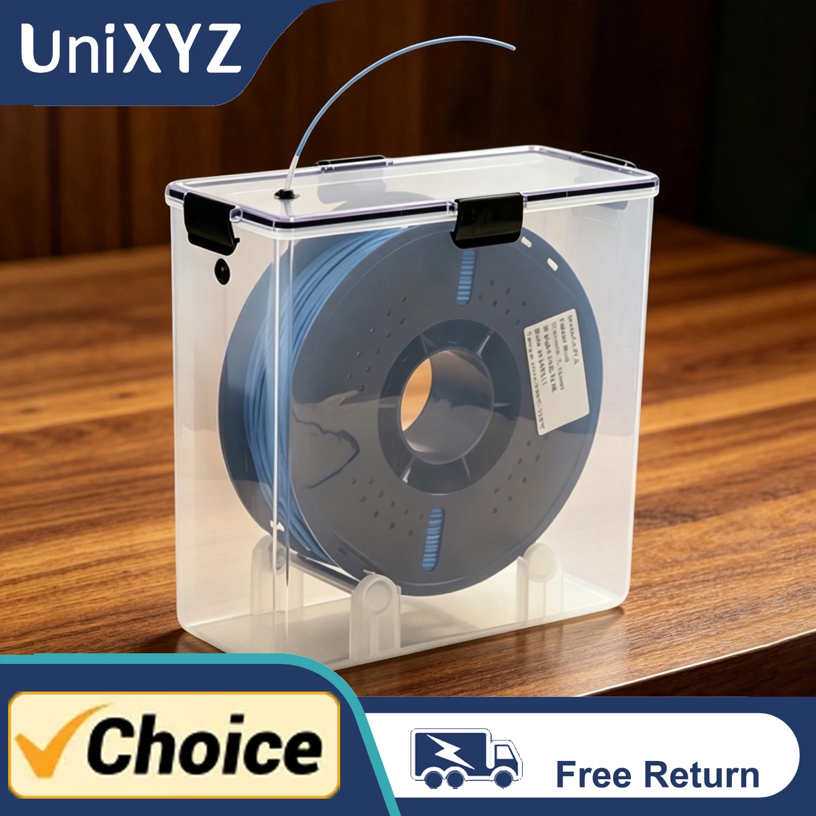 

1KG PLA Filament Dry Box with Upgrade Roller Dryer for PETG ABS TPU Dehydrator Sealed Storage Box Filament Spool Holder