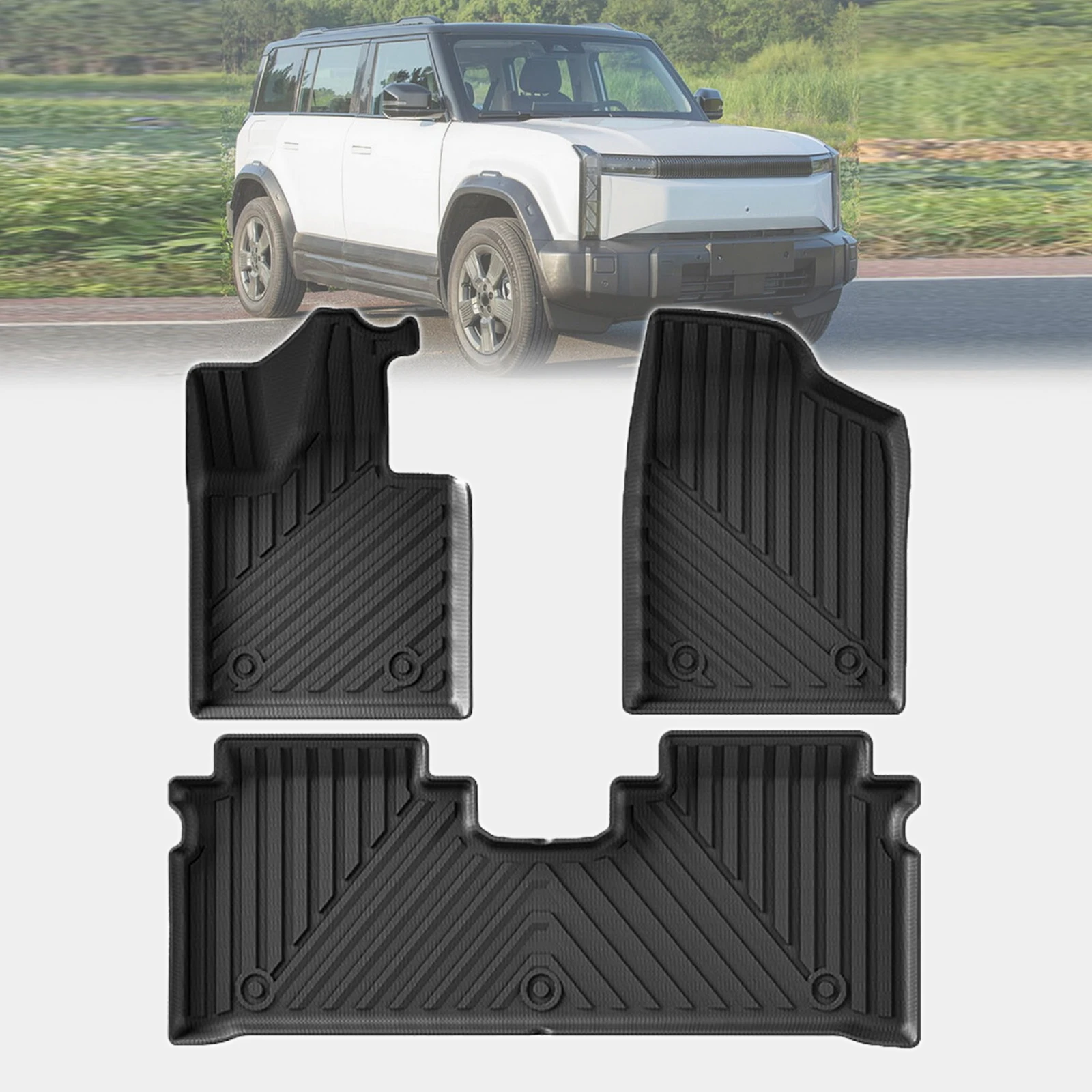 

for Chery iCAR 03 Jaecoo J6 2024-2026 Eco-Friendly TPE Floor Mat & Trunk Pad Non-Slip Dustproof Car Interior Accessories
