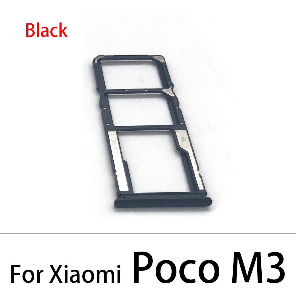 50 szt. Do Xiaomi Poco M3 uchwyt na karty SIM gniazdo karta SIM Micro SD Adapter z pinem części zamienne do smartfona