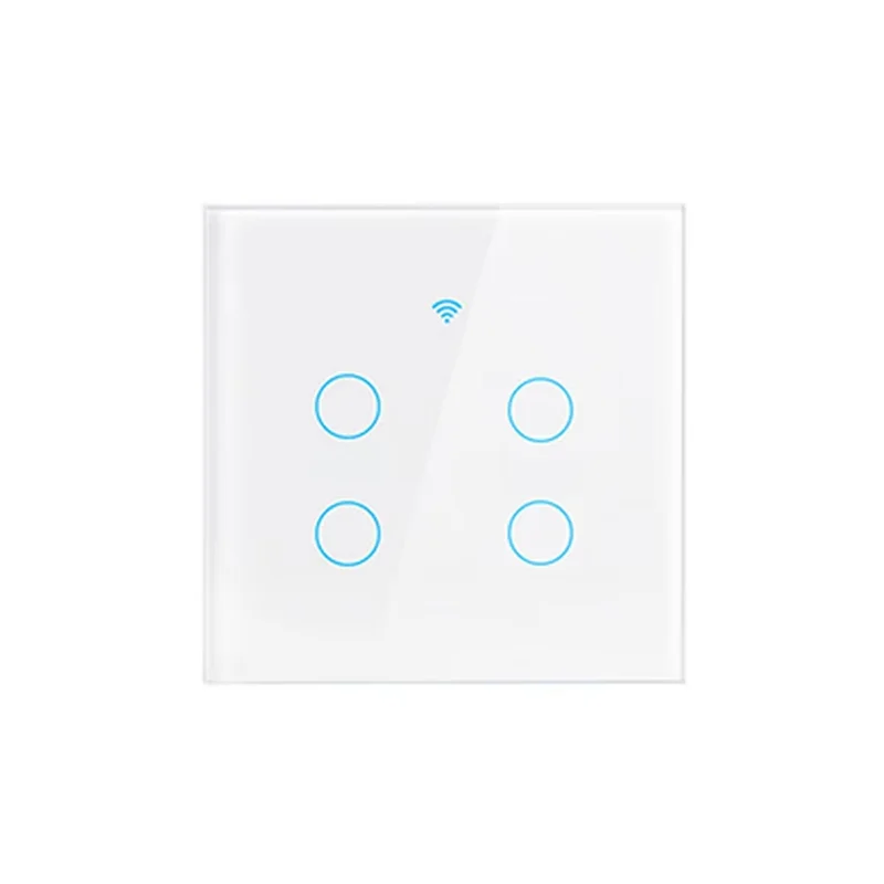 

Умный переключатель FAST-Wifi, нейтральный провод европейского стандарта/без нейтрального провода, сенсорный выключатель света, работает с домашним 4-бандовым умным домом