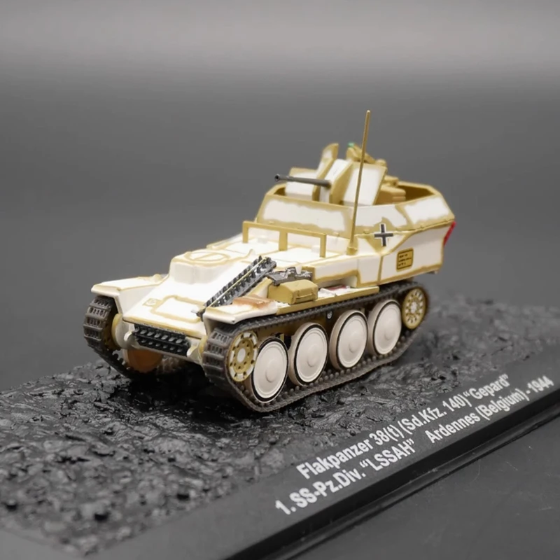 Diecast 1:72 Scale IXO 38(t) Sd.Kfz. 140 German 1944 Tank Alloy Model Finished Simulation Collection Decoration Boy Gift Display