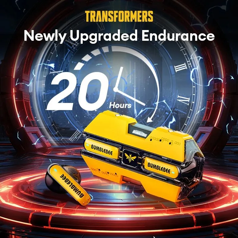 Choice Transformers TF-T01 Wireless Bluetooth Earphones Headphones Outdoor Sports Headset 5.3 With Touch Control Muisc Earbuds image 3