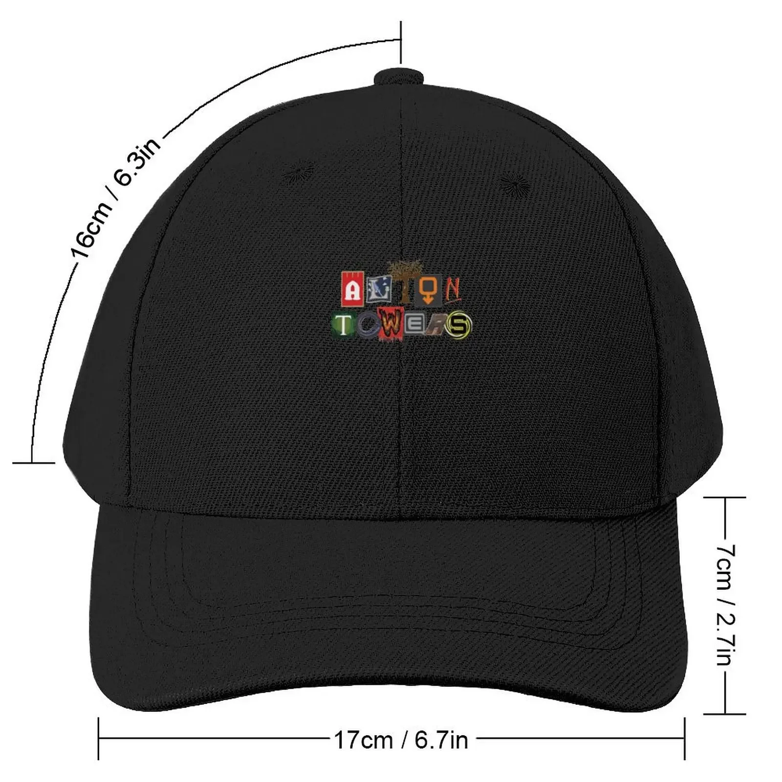 Alton Towers Collage Baseball Cap Funny hats tactical cap Brand Man cap Golf Women Men's