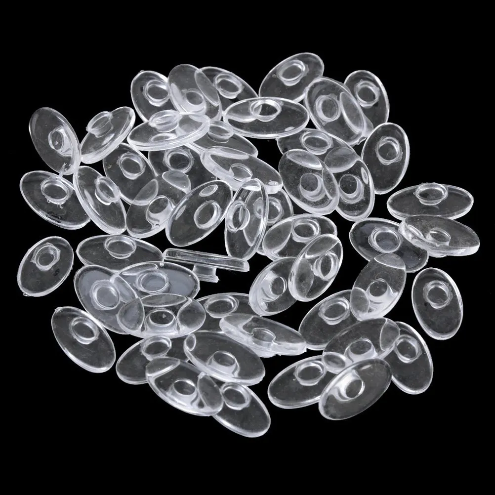 

25Pairs Silicone Anti-Slip Nose Pads Transparent Glasses Nose Pads for Sports Eyeglasses Sunglasses Non-Slip Comfort