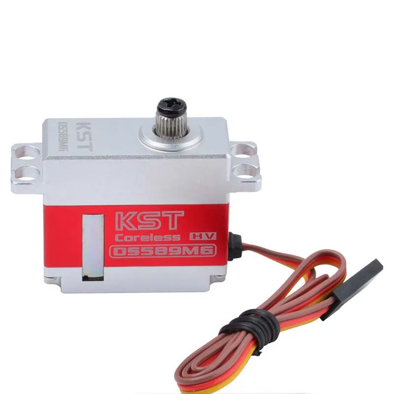 KST DS589MG 565X Helicopter Metal-Gear High-Torque 9.6 kg Swashplate Servo, 500-Class Locking Tail